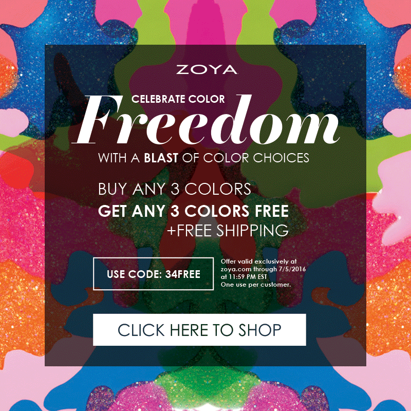Zoya Color Freedom Landing page image